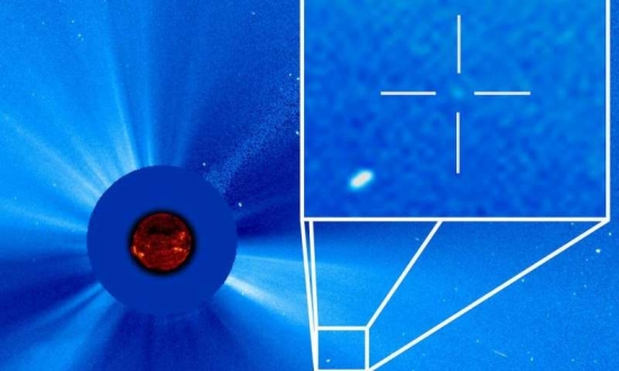 太陽及太陽風層探測器第三千顆彗星發現照片