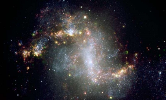 NGC1313星系的中心區域
