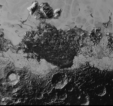 冥王星赤道東北地區地貎