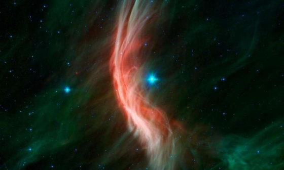 恆星風形成弓形波只能在紅外線範圍偵測得到
