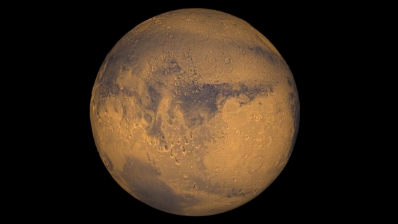 火星真實顏色的照片