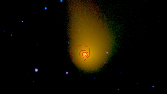 2010年4月20日拍攝的基斯滕森彗星
