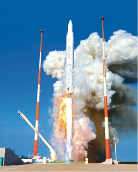韓國的羅老號運載火箭發射情況