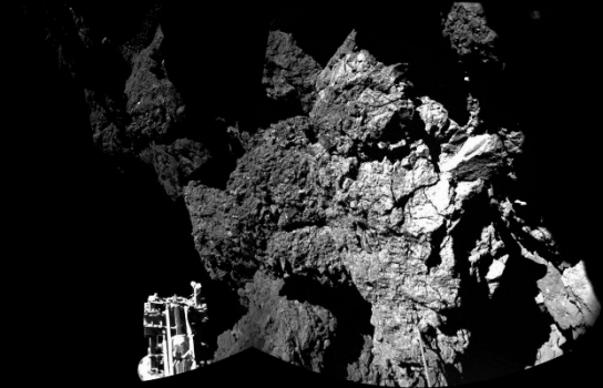 菲萊登陸彗星的位置