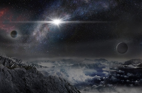 最強超新星爆發ASASSN-15lh的想像圖