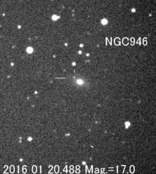 仙女座超新星發現照片