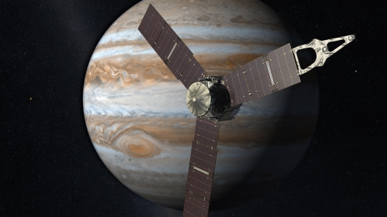 畫家筆下的朱諾號木星探測太空船