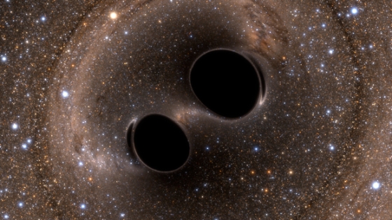 科學家從雙黑洞併合找到重力波存在的時空漣漪
