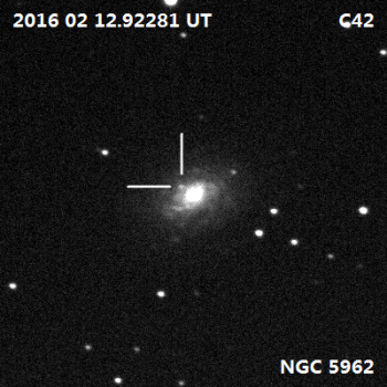 巨蛇座超新星發現照片