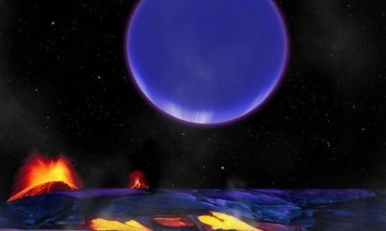 畫家筆下的克卜勒-36c系外行星