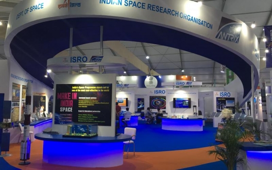 印度太空研究組織攤位