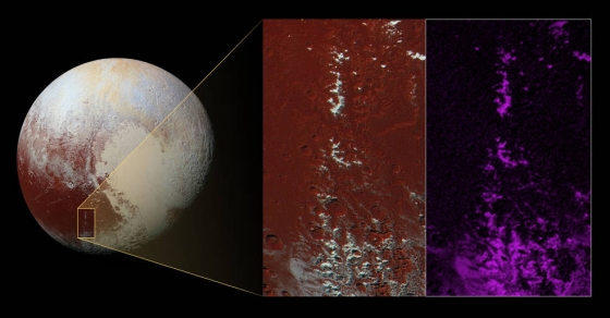 去年7月14日新視野號從冥王星旁邊飛掠時拍攝