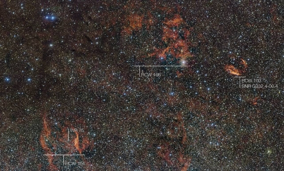 銀河系南天氫離子區星表第106號