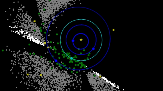 廣域紅外線巡天探測衛星觀察到的近地小行星和彗星