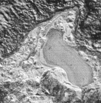 冥王星上凍結了的湖泊
