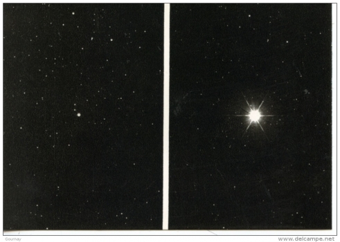 1975天鵝座新星爆發前(左)後(右)照片