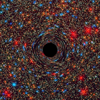 畫家筆下的超大質量黑洞