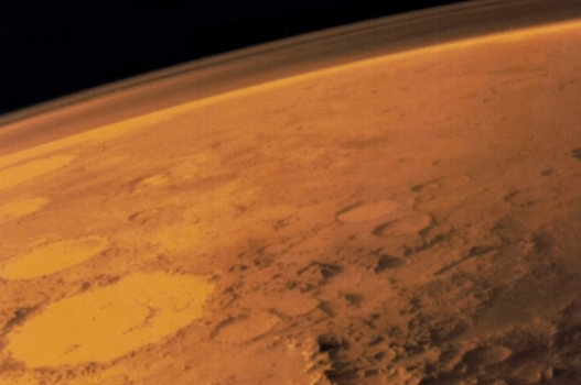 現時火星只有稀薄的大氣層