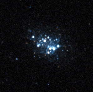 哈勃太空望遠鏡拍攝的 AGC 198691 星系