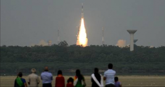 印度太空穿梭機今日早上發射情況