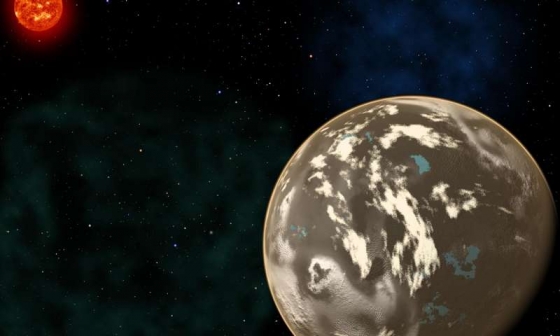 畫家筆下早期宇宙中的一顆碳行星