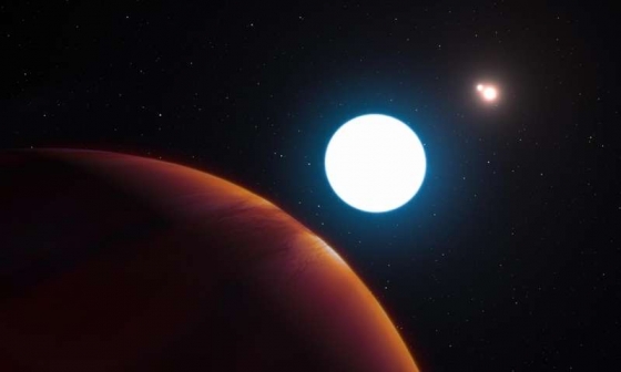 畫家筆下有三個太陽的外行星