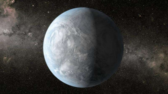畫家筆下的刻卜勒62e系外行星