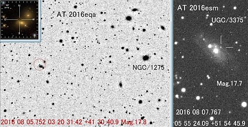 兩顆顆超新星發現照片