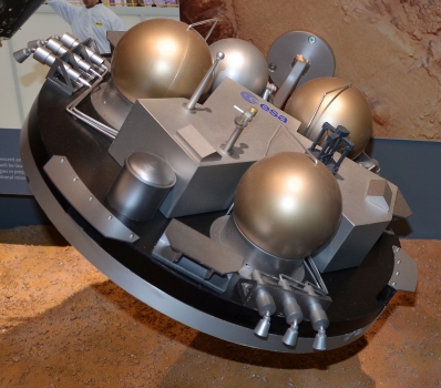 歐洲太空總署夏帕雷利登陸器展覧模型