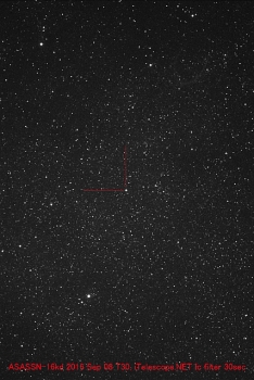 天蠍座新星確認照片