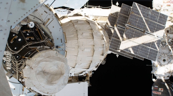 畢格羅可充氣​​活動模塊接駁國際太空站