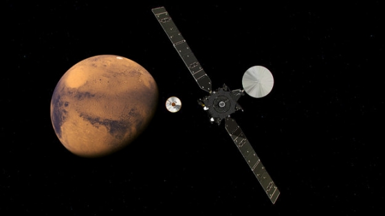 畫家筆下的火星外太空生物探測任務