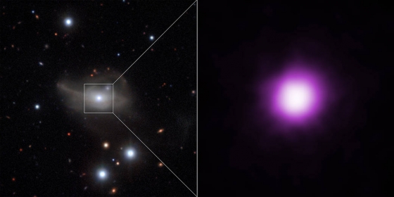 Markarian 1018 星系中的活躍星系核