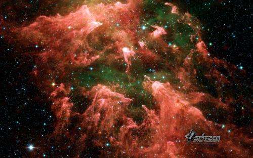 船底座星雲的恆星形成區