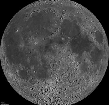 月球勘測軌道飛行器2009年6月拍攝的月球照片