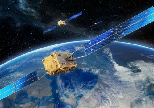 畫家筆下的伽利略導航衛星