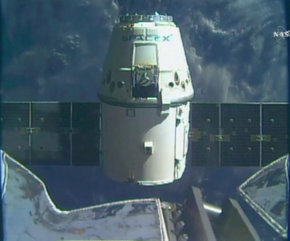 「天龍號」無人自動太空船離開國際太空站