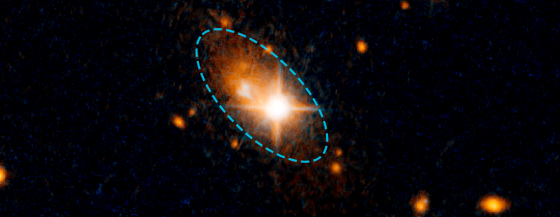 3C186星系中的亮點為新發現的黑洞
