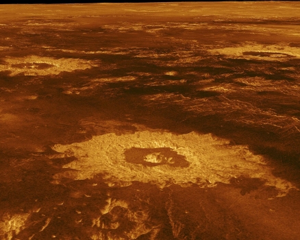 高溫的金星表面