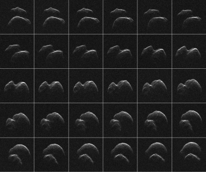 小行星2014 JO25的雷達影像