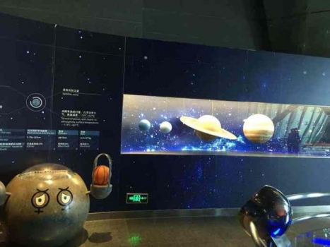 典型天文館中的天文展覽品