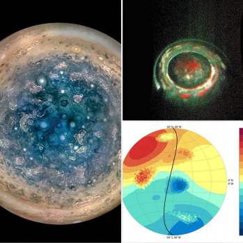 木星兩極龐大暴風雨系統和磁場