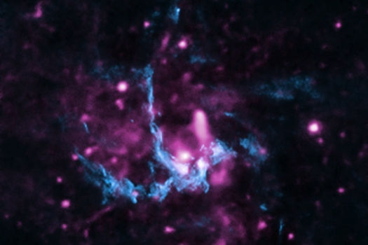 錢德拉X射線天文台拍攝銀河系中心黑洞