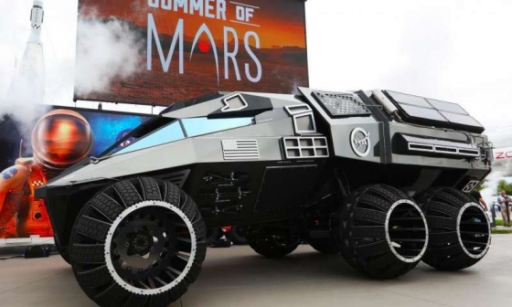 畫家筆下的新款火星探測概念車