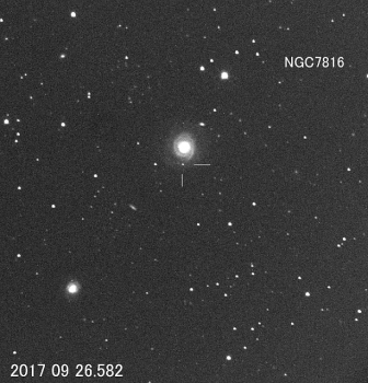 雙魚座超新星發現照片